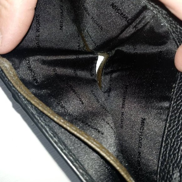 MICHAEL KORS MEN'S Cooper Pebbled Leather Billfold Wallet New - Picture 9 of 12